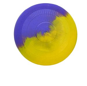 Δίσκος πλαστικός δίχρωμος κίτρινος-μώβ Frisbee