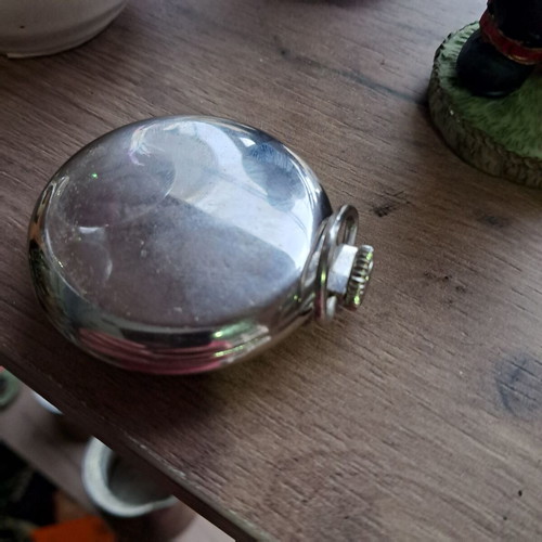 Bulls Eye pocket watch 50mm used, mechanical, needs cleaning