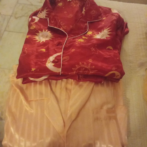 Acne Studios satin summer pajama set used, size M