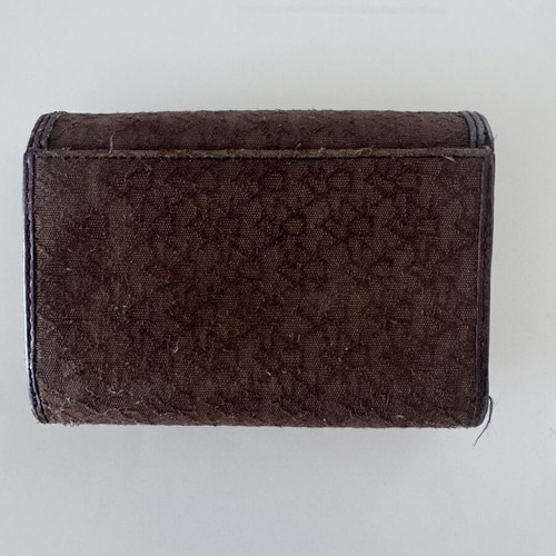 DKNY women's leather wallet used, brown