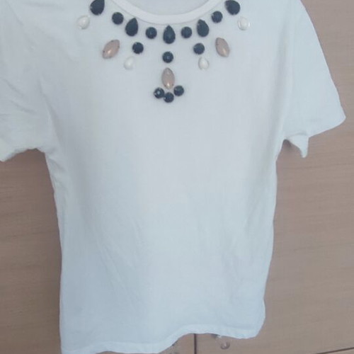 Zara T-shirt used, size M, white, set of 2