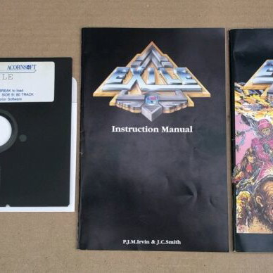 Exile BBC Micro game disk like new