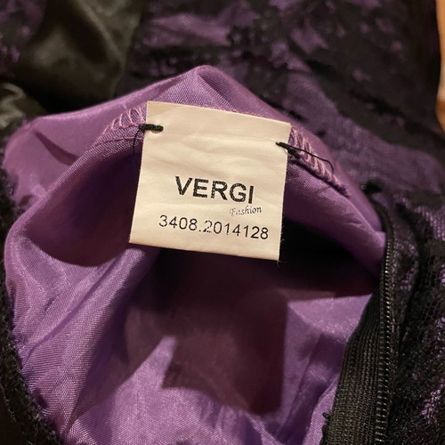 Women's blouse used, size Small, black and purple