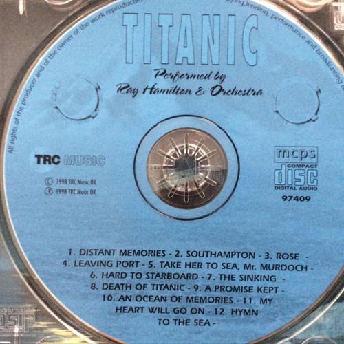 Titanic music 3 CD set near mint condition