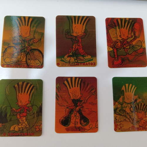 Vintage Chipicao Chipi 3D collectible cards, lot of 10