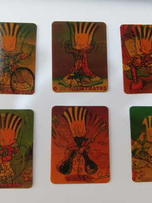 Vintage Chipicao Chipi 3D collectible cards, lot of 10