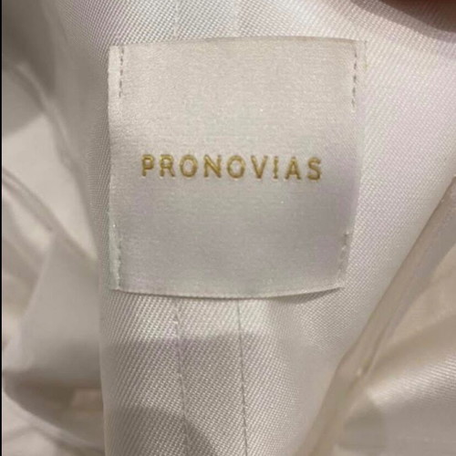 Pronovias wedding dress like new, size 42, mikado fabric, white