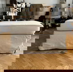  Καναπές και υποπόδιο ikea ektorp