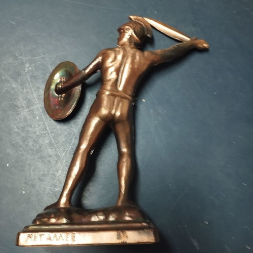 Small bronze statue Leonidas used