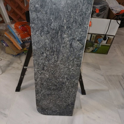 Semi-circular marble piece used, granite 88x29 for wall installation