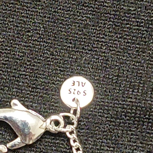 Pandora silver chain like new, adjustable 50cm