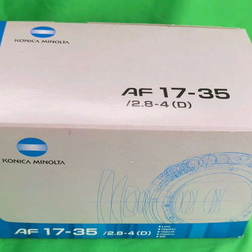 Konica-Minolta AF 17-35mm F2.8-4 D lens new, full-frame, autofocus compatible