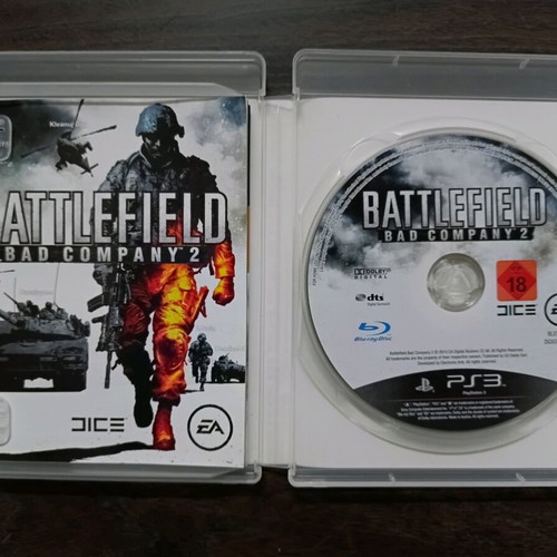 Battlefield Bad Company 2 PS3 game like new with case and booklet