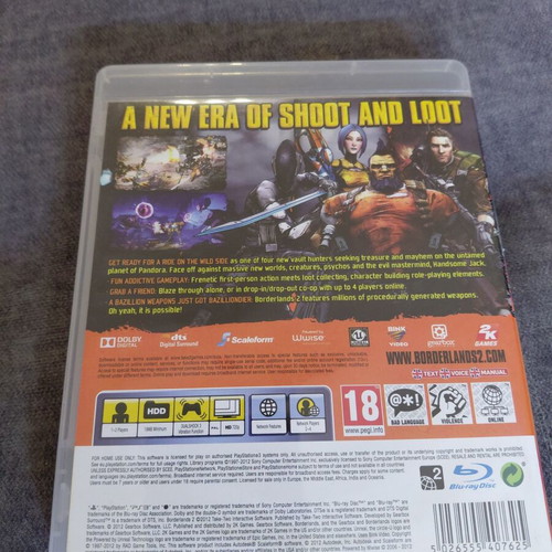 Borderlands 2 PS3 game used, shooting action
