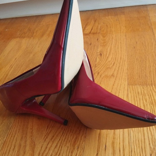 Heels like new, size 38, patent leather