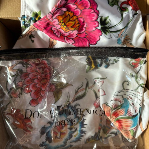 Dolce Domenica swimsuit like new, size S, with side rings