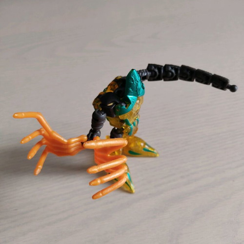 Beast Wars Scorpion figure used with missing parts