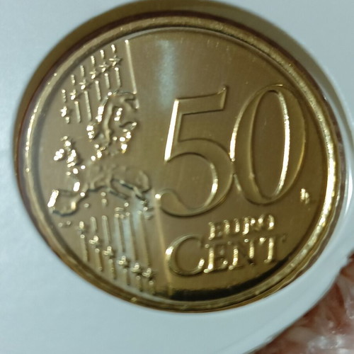 Slovenian 0.50€ 2024 coin uncirculated, Triglav mountain design