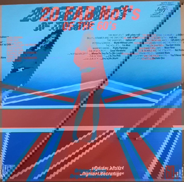 (ΣΥΛΛΟΓΗ) 20 Fab No 1's of the 60's (1984, EMI mfp, UK έκδοση) BEATLES, SHADOWS, HOLLIES, BEACH BOYS