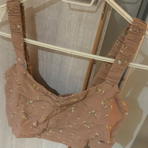 Crop top Pull & Bear size S like new, pink