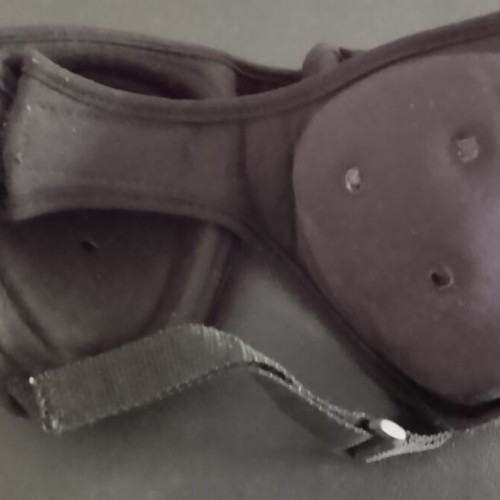 Ear protectors used for martial arts, black color