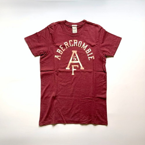 Abercrombie & Fitch Men's Muscle Fit T-shirt New Size S Red