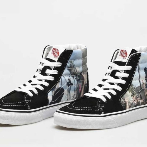 Vans X MOCA Frances Stark Sk8-Hi women's shoes new size 38