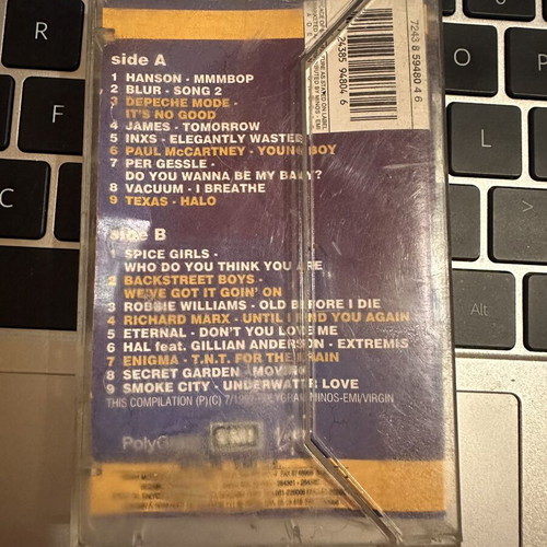 Hits Now EMI cassette 1997