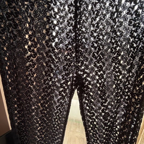 Fia women's lace palazzo pants like new, black, size S/M/L