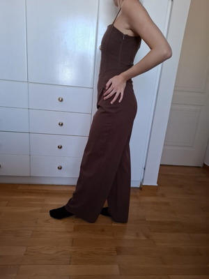 Pull and Bear brown one-piece like new