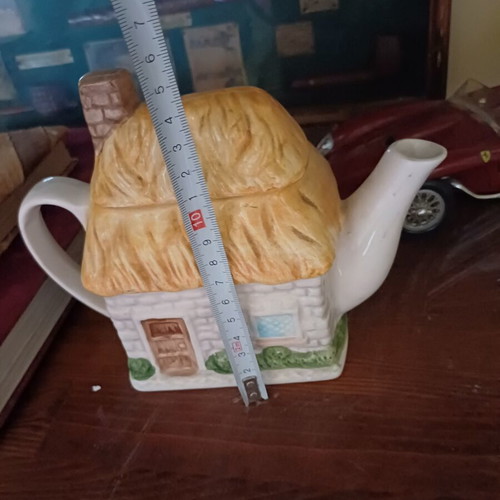 Vintage Cottage Ware Ceramic Teapot and Container set, new