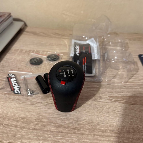 Simoni Racing Slick black/red gear knob new