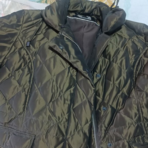 Puffer jacket CPL1953 XL 42 14 like new, brown and gold