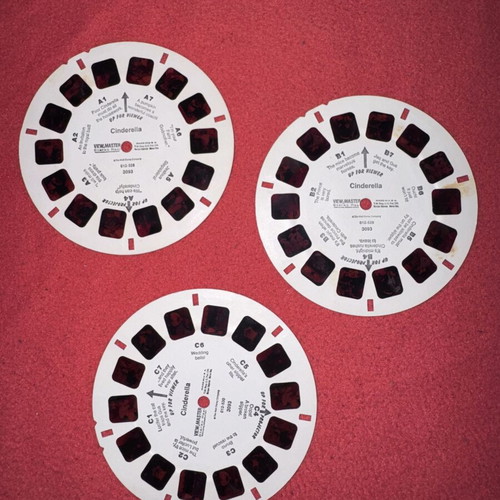 View Master Cinderella Disney reels used set 3093