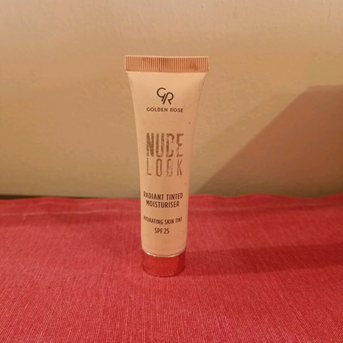 Golden Rose Tinted Moisturizer used, Nude Look Radiant Fair Tint with SPF25