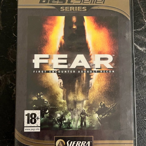 PC game FEAR used, complete with manual