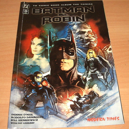 Batman & Robin Comic Book used, Greek, DC Comics
