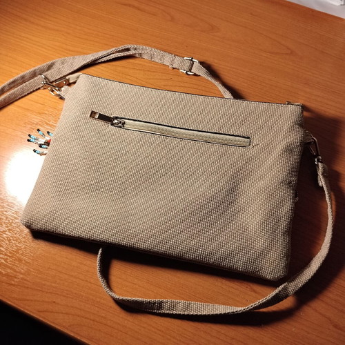 Ethnik Boheme shoulder bag like new, beige multicolor