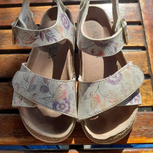 Alegria sandals size 29 used, multicolor