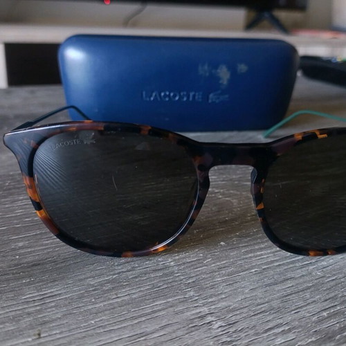 Vintage Lacoste sunglasses like new with case