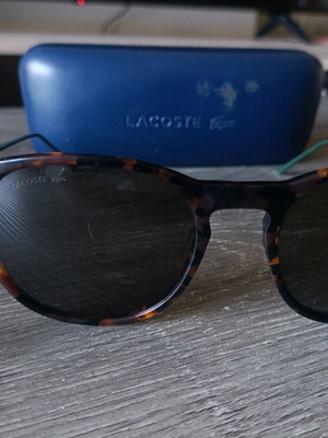 Vintage Lacoste sunglasses like new with case