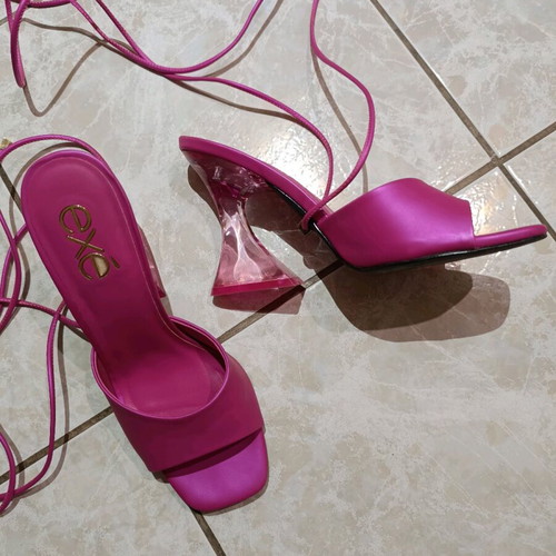 Exe pink sandals used, size 40, like new