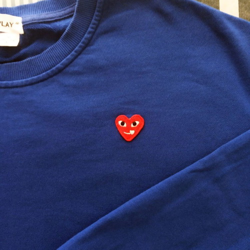Comme Des Garcons Men's Shirt Like New, Ultramarine Blue, Size L