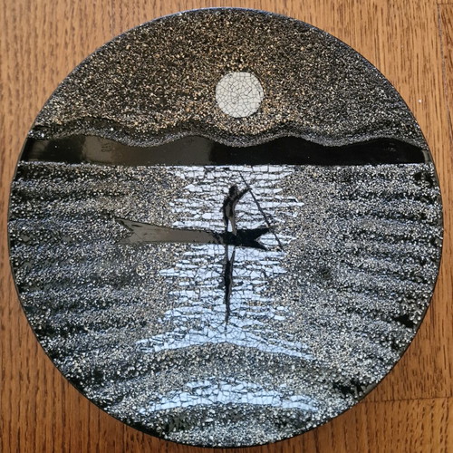 Vietnamese lacquerware decorative plates new