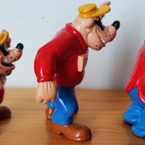 Disney DuckTales Bullyland figurines vintage set used, 8 pcs