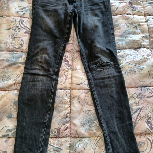 Calvin Klein jeans used, size 25, black and gray