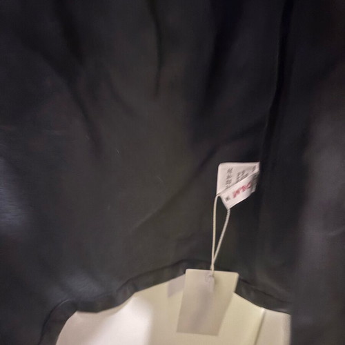 Jacket leather like with belt new, size M