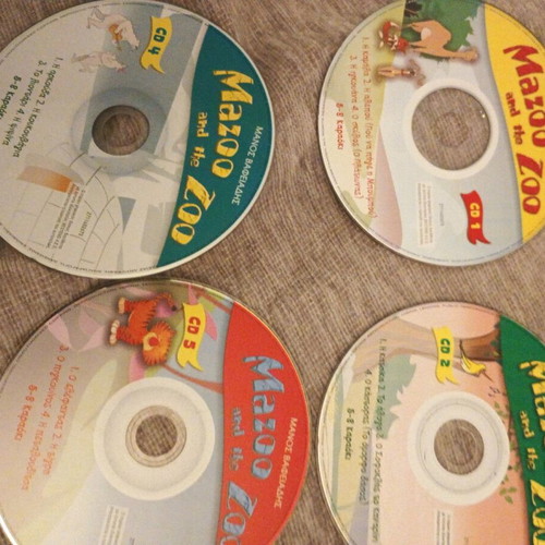 Mazoo and the Zoo kids CD and DVD like new, 6 CDs & 1 DVD