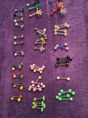 Piercings new, set of 55 pieces