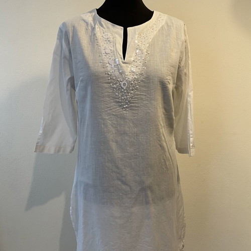 Tunic cotton 100% like new, size S/M, white